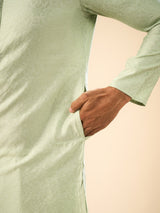 Men's Green Elegance Kurta Pajama
