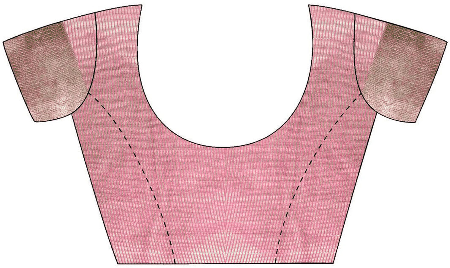 Women's Cotton Blend Pink Woven Design Designer Saree with Blouse Piece