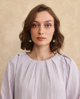 Women's Grey Work Full Sleeves Top