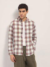 Men's Multicolor Casual Slim Fit Checked Full Sleeves Shirt