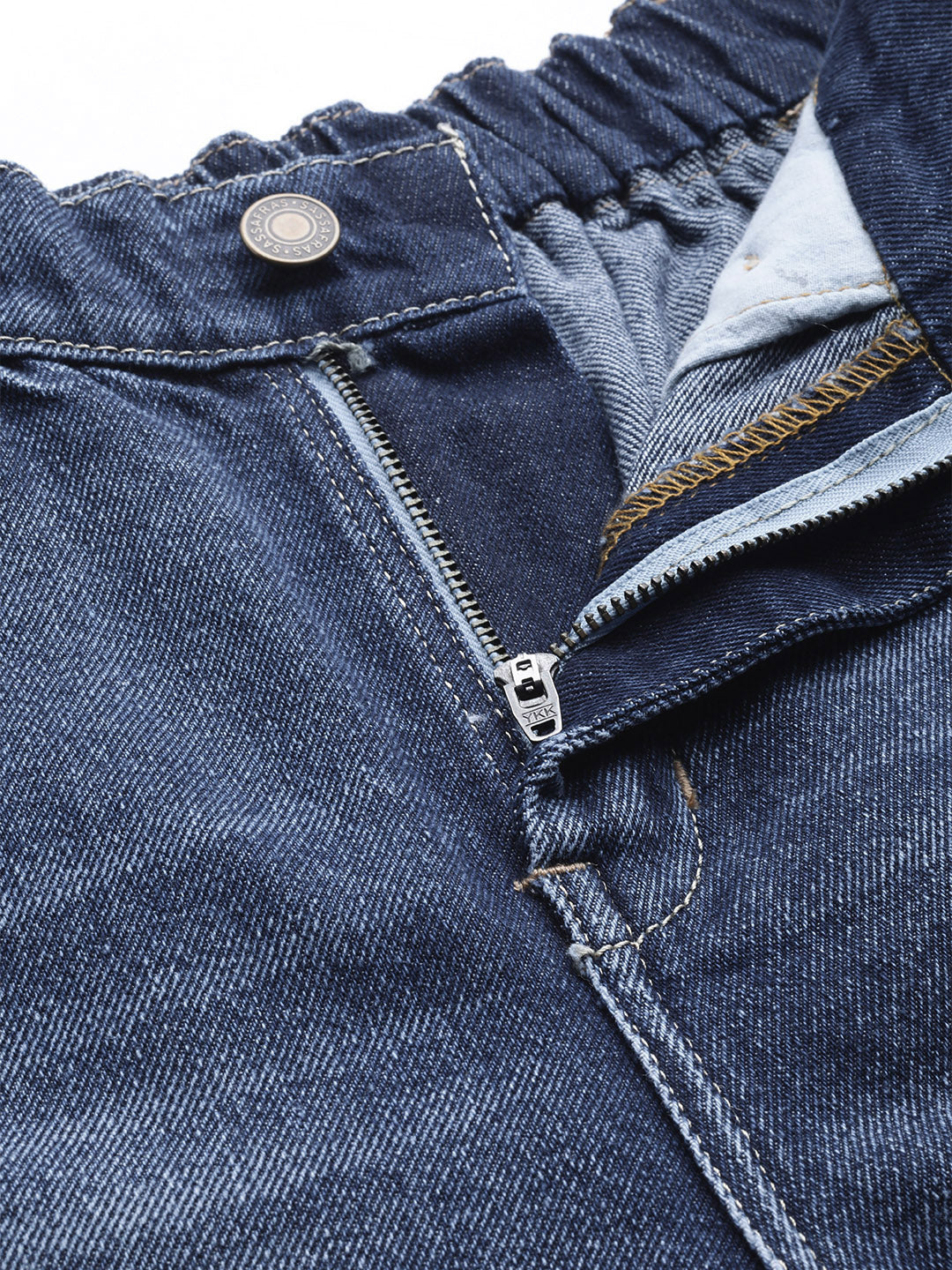 Women's Blue Casual Tapered Fit Jeans