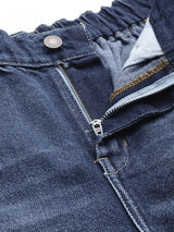 Women's Blue Casual Tapered Fit Jeans