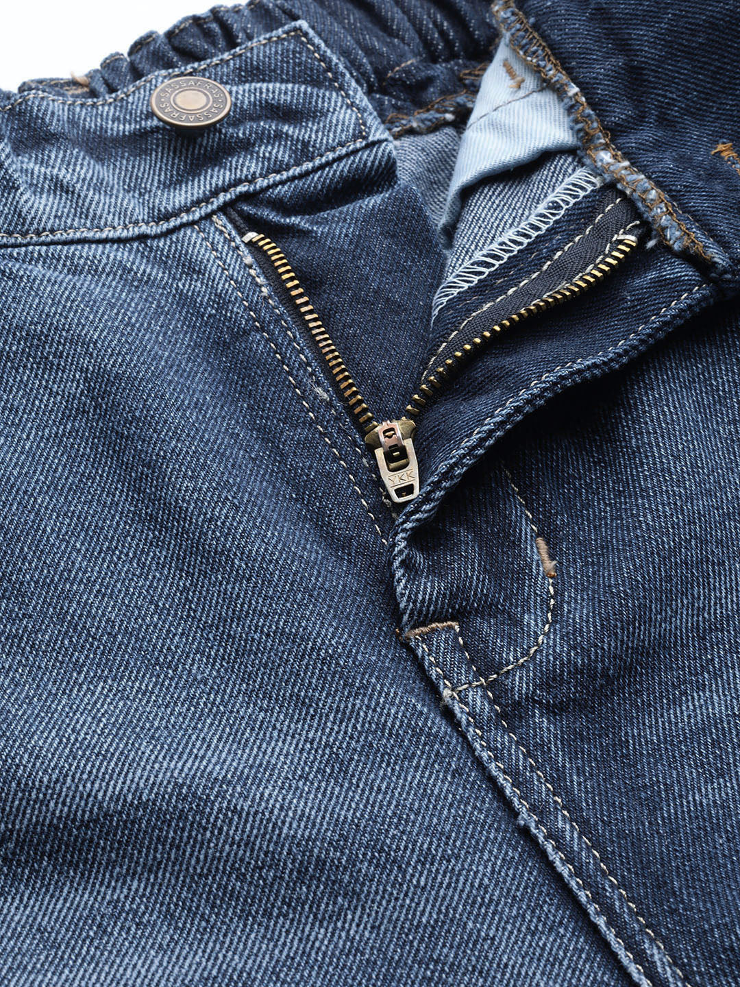 Women's Blue Casual Tapered Fit Jeans