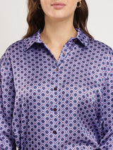 Women's Multicolor Casual Printed Regular Fit Full Sleeves Shirt