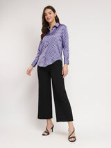 Women's Multicolor Casual Printed Regular Fit Full Sleeves Shirt