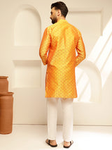 Men's Multicolor Full Sleeves Straight Kurta
