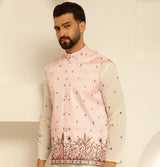 Men's Multicolor Embroidered Nehru Jacket