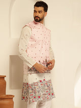 Men's Multicolor Embroidered Nehru Jacket