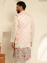 Men's Multicolor Embroidered Nehru Jacket
