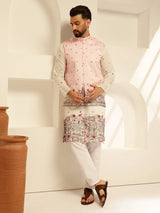 Men's Multicolor Embroidered Nehru Jacket