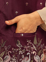 Men's Multicolor Embroidered Nehru Jacket