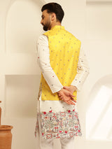 Men's Multicolor Embroidered Nehru Jacket