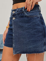Women's Denim Mini Skorts