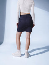 Women's Denim Straight Mini Skirt