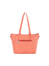 Women's Coral Faux Leather Satchel Handbag 13L