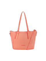 Women's Coral Faux Leather Satchel Handbag 13L