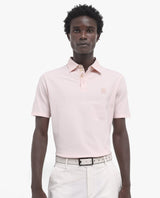 Men's Pink Casual Regular Fit Solid Half Sleeves Polo Tshirt
