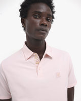 Men's Pink Casual Regular Fit Solid Half Sleeves Polo Tshirt