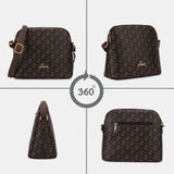 Women's Brown Casual Printed Sling Bag