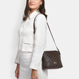 Women's Brown Casual Printed Sling Bag