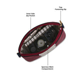 Women's Red Casual Colorblocked Sling Bag