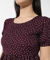 Women's Red Polka Dot Top