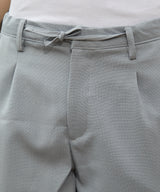 Men's Cloud Grey Tailored Linen-Blend Trouser