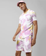 Men's Multicolor Casual Half Sleeve Co-ords Set