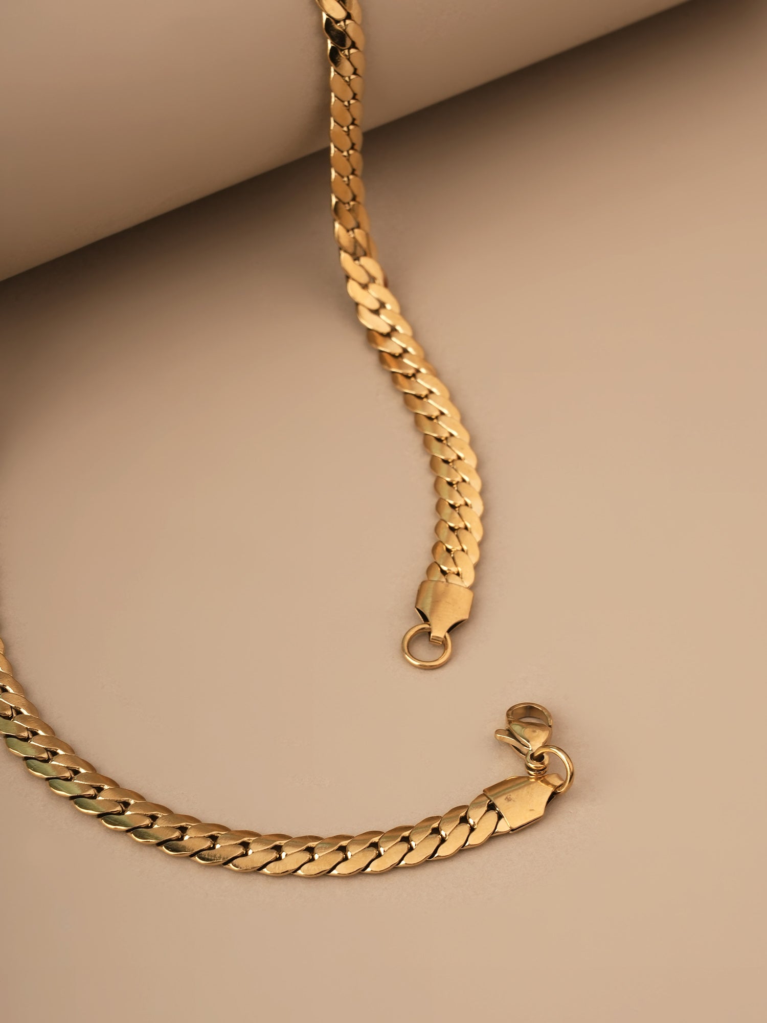 Men's Gold Chain Necklace Waterproof & Anti-Tarnish