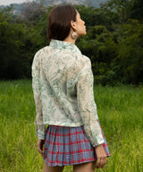 Women's Emerald Green Primrose Casual Oversized Shirt