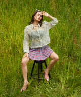 Women's Emerald Green Primrose Casual Oversized Shirt