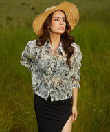 Women's Multicolor Primrose Casual Oversized Shirt