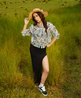 Women's Multicolor Primrose Casual Oversized Shirt