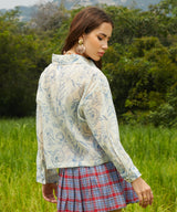 Women's Steel Blue Primrose Casual Oversized Shirt