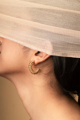 Women's Gold Casual Earrings
