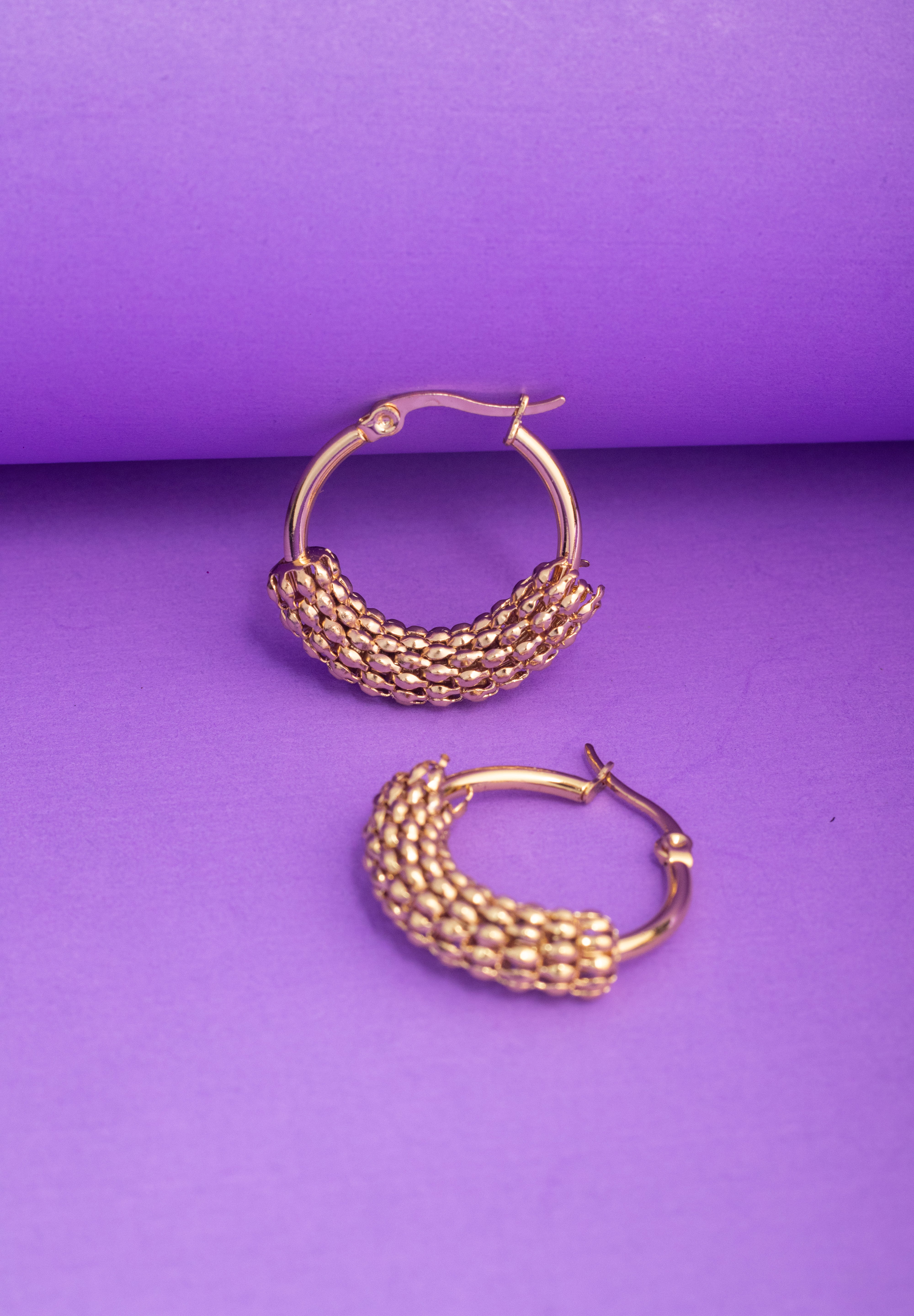 Women's Gold Casual Earrings