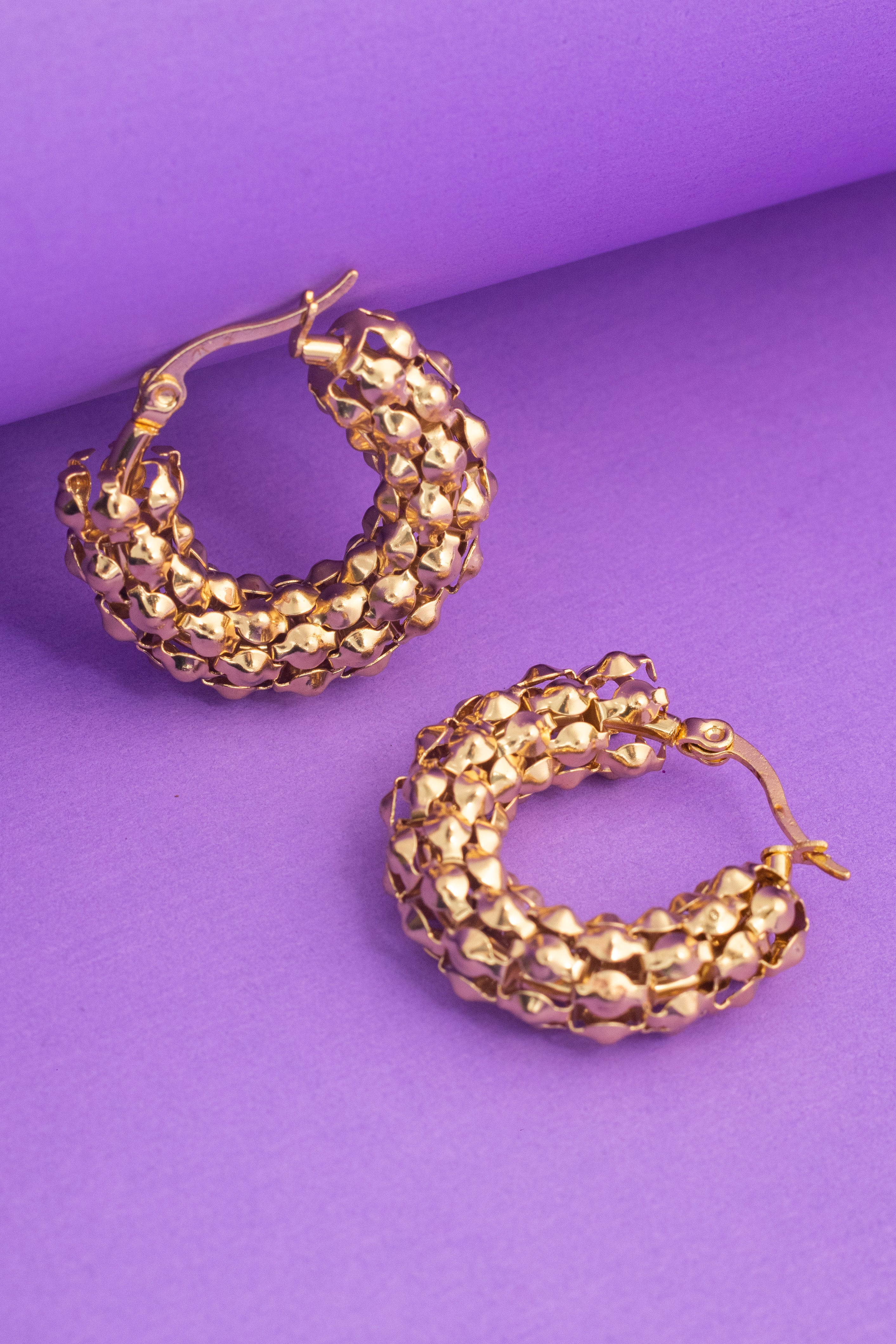 Women's Gold Casual Earrings