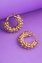 Women's Gold Casual Earrings