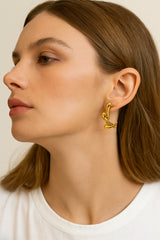 Women's Gold Casual Earrings