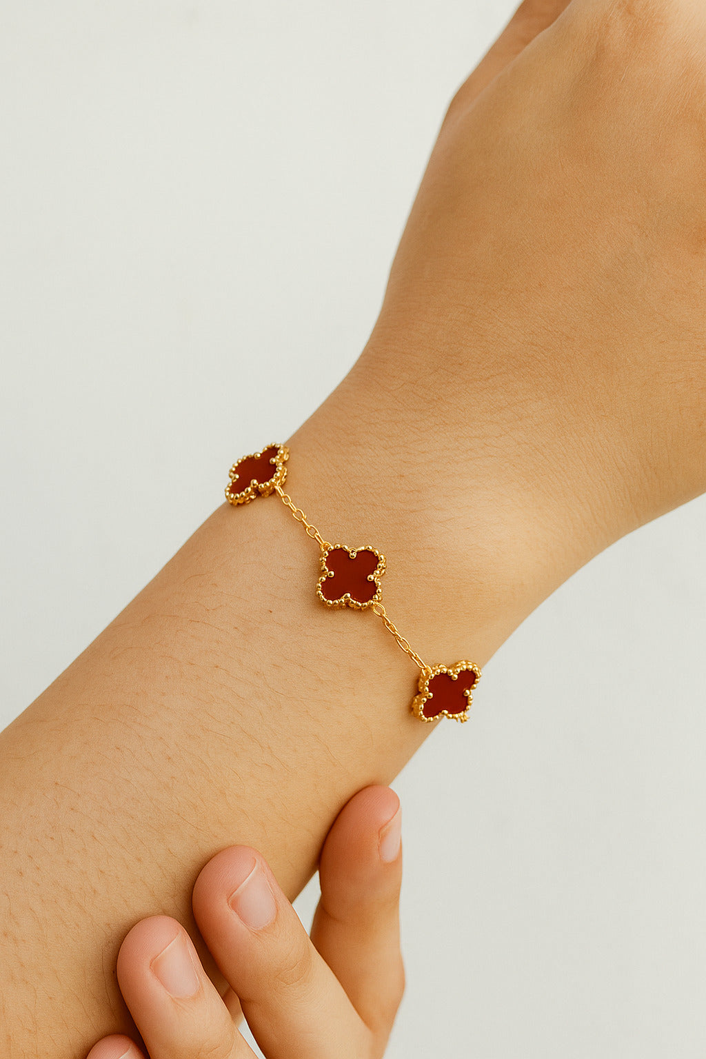 Women's Maroon Casual Bracelet