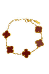 Women's Maroon Casual Bracelet