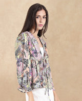 Women's Multicolor Casual Full Sleeves Top