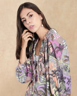 Women's Multicolor Casual Full Sleeves Top