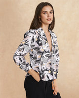 Women's Multicolor Casual Full Sleeves Top