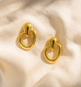 Women's Gold Casual Earrings