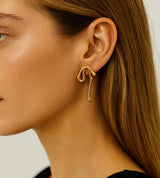 Women's Gold Casual Earrings