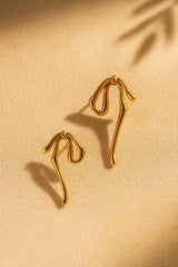Women's Gold Casual Earrings
