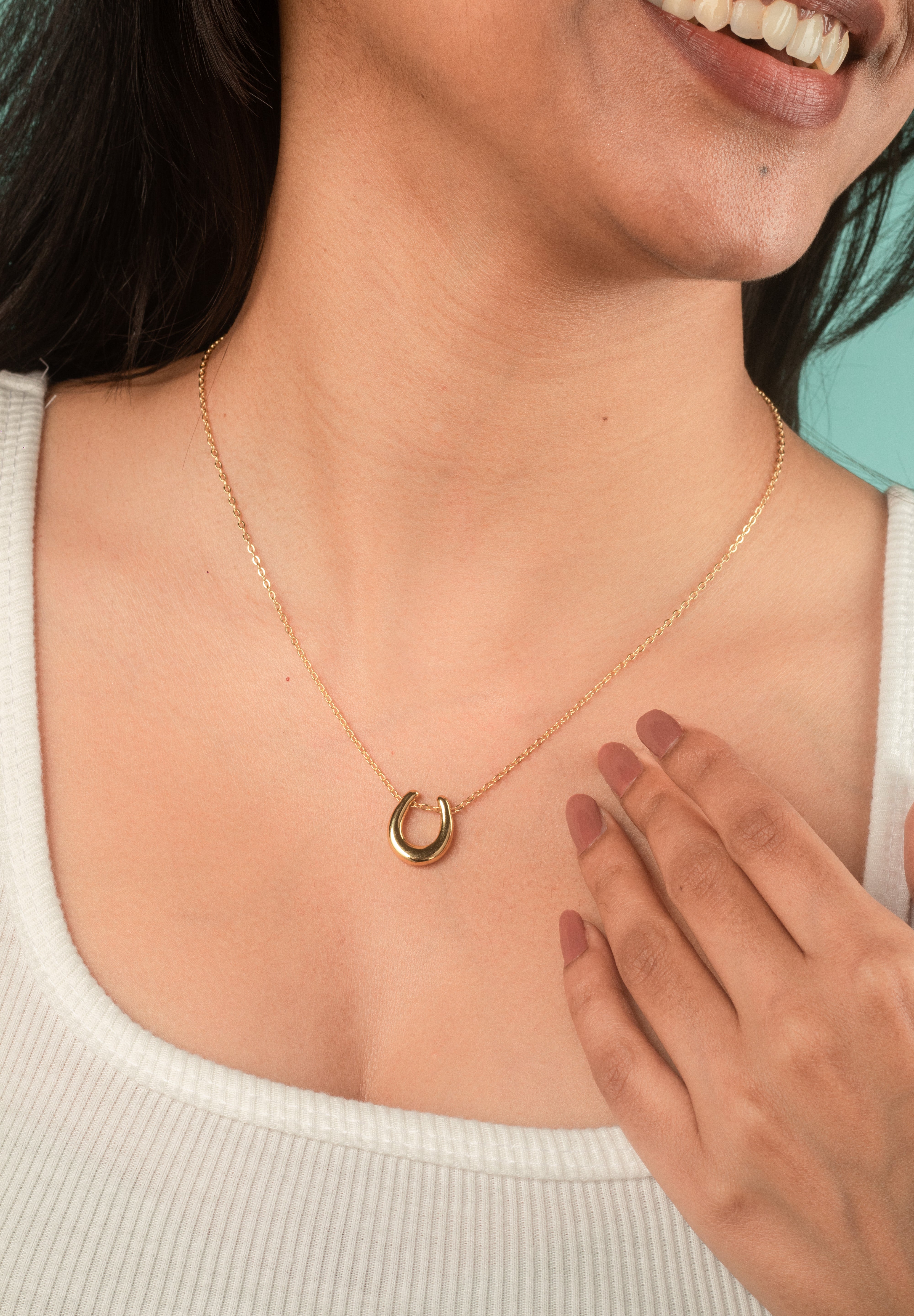 Women's Gold Casual Chain Pendant