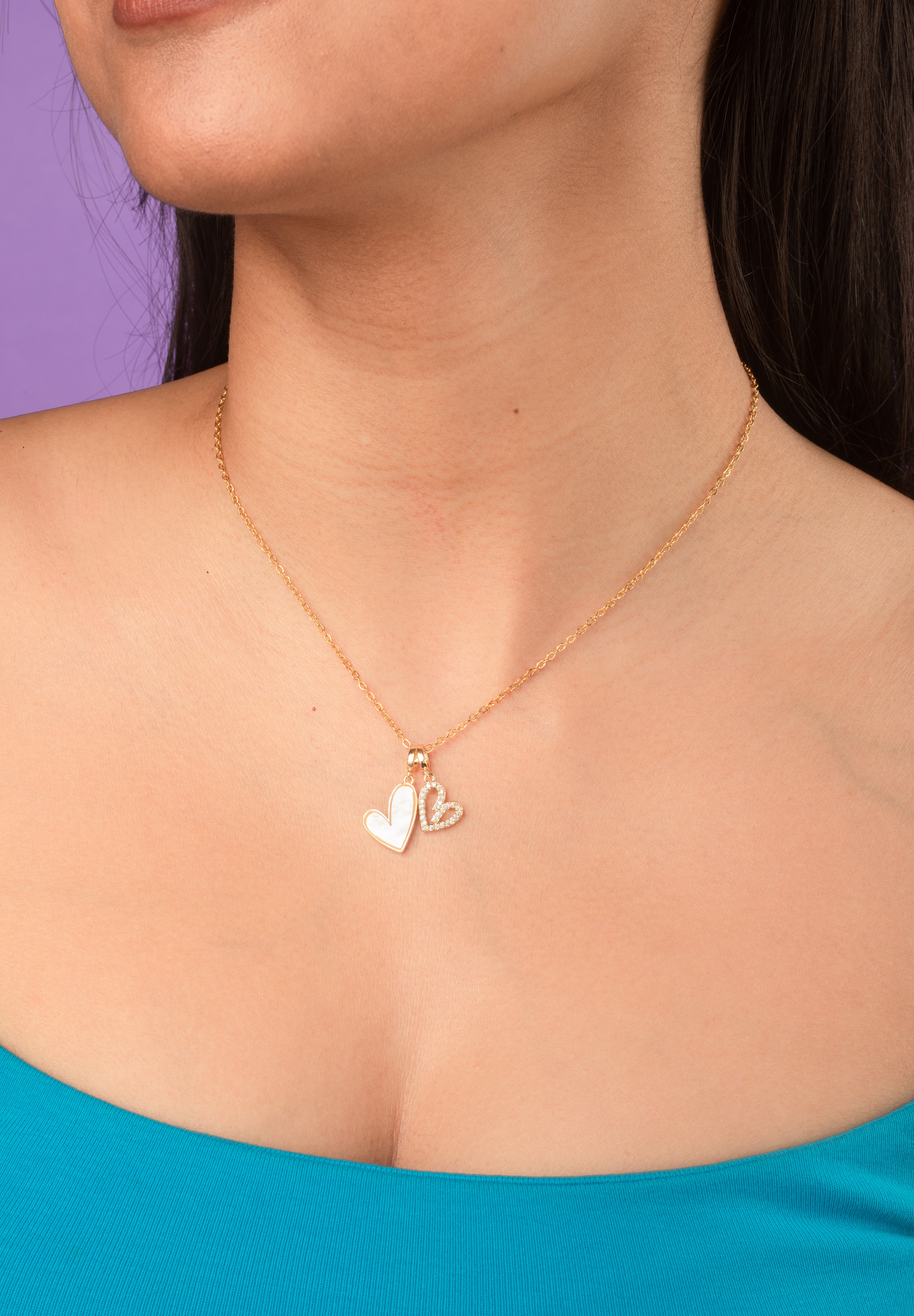 Women's Gold Casual Chain Pendant