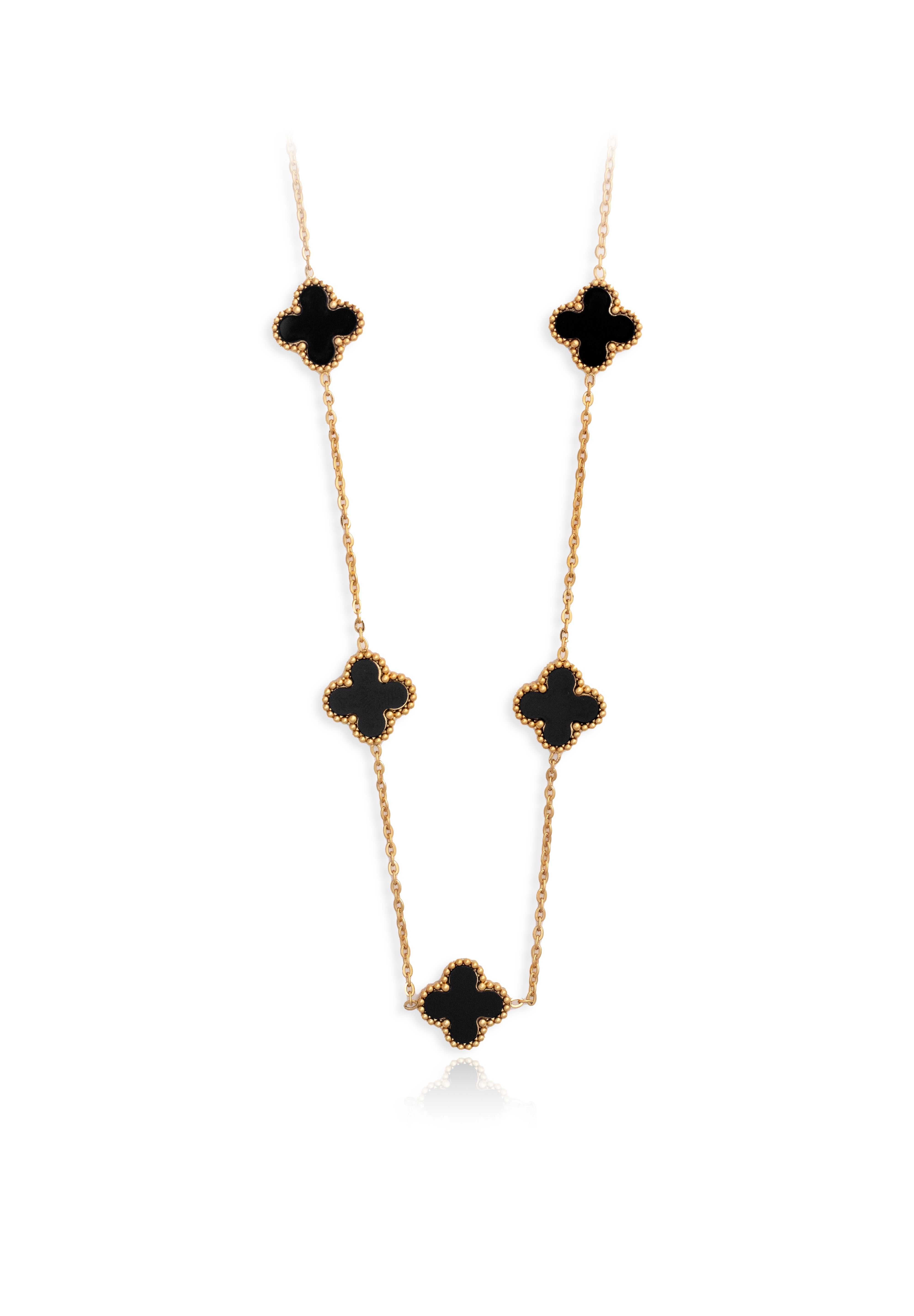 Women's Black Casual Chain